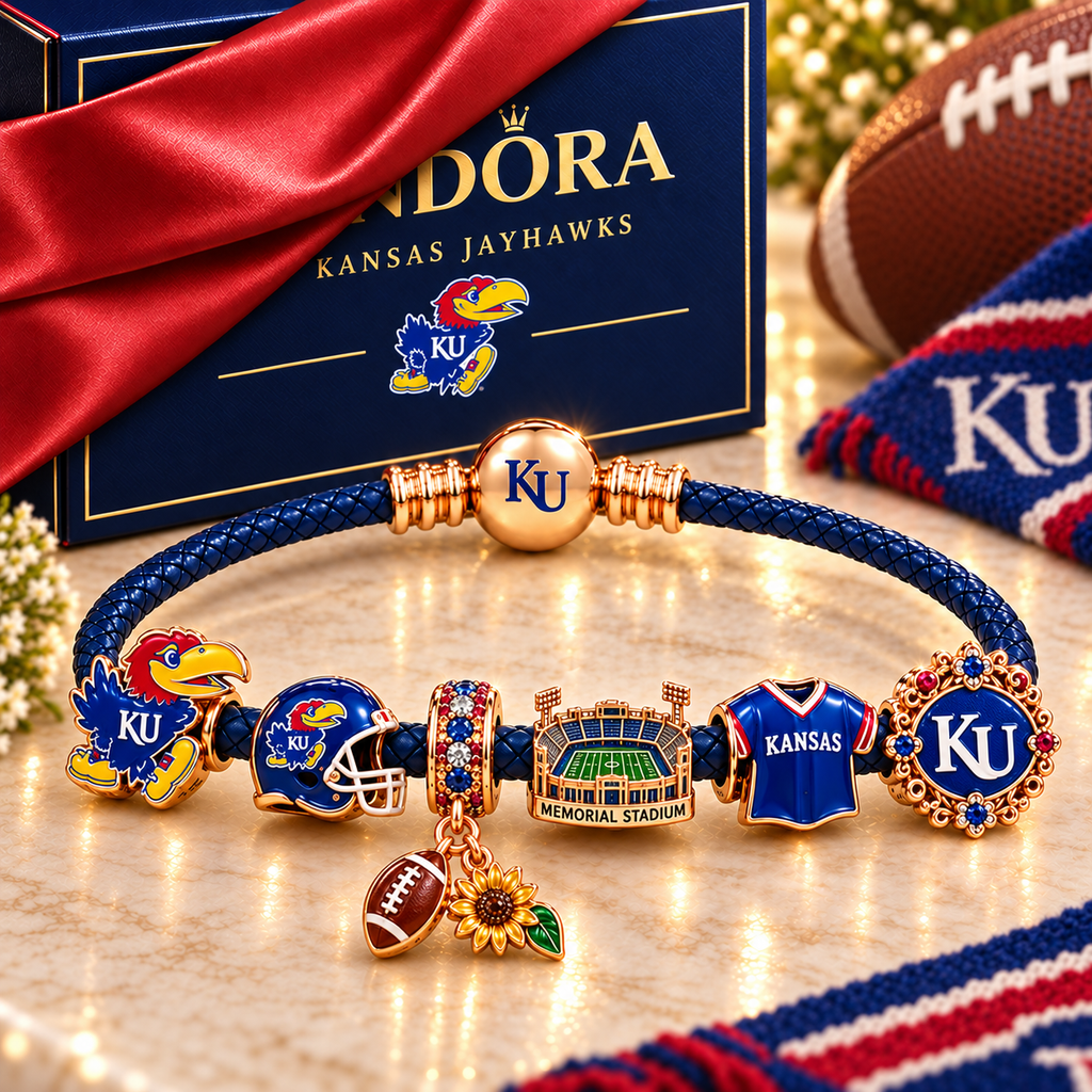 KHSB Braided Leather Charm Bracelet Set NHVH